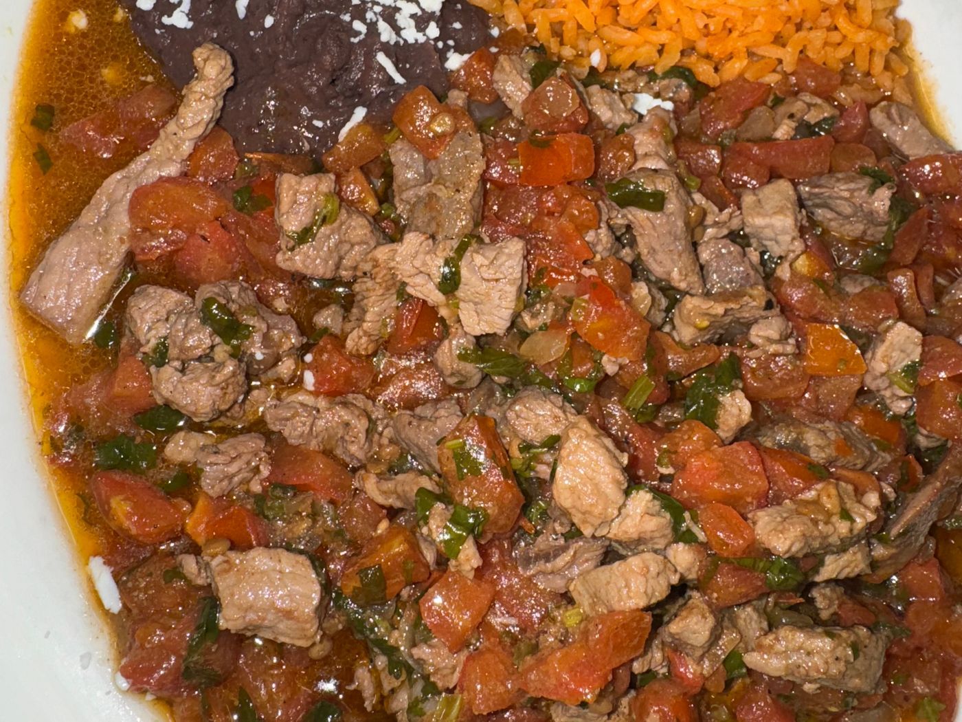 Steak a la Mexicana
